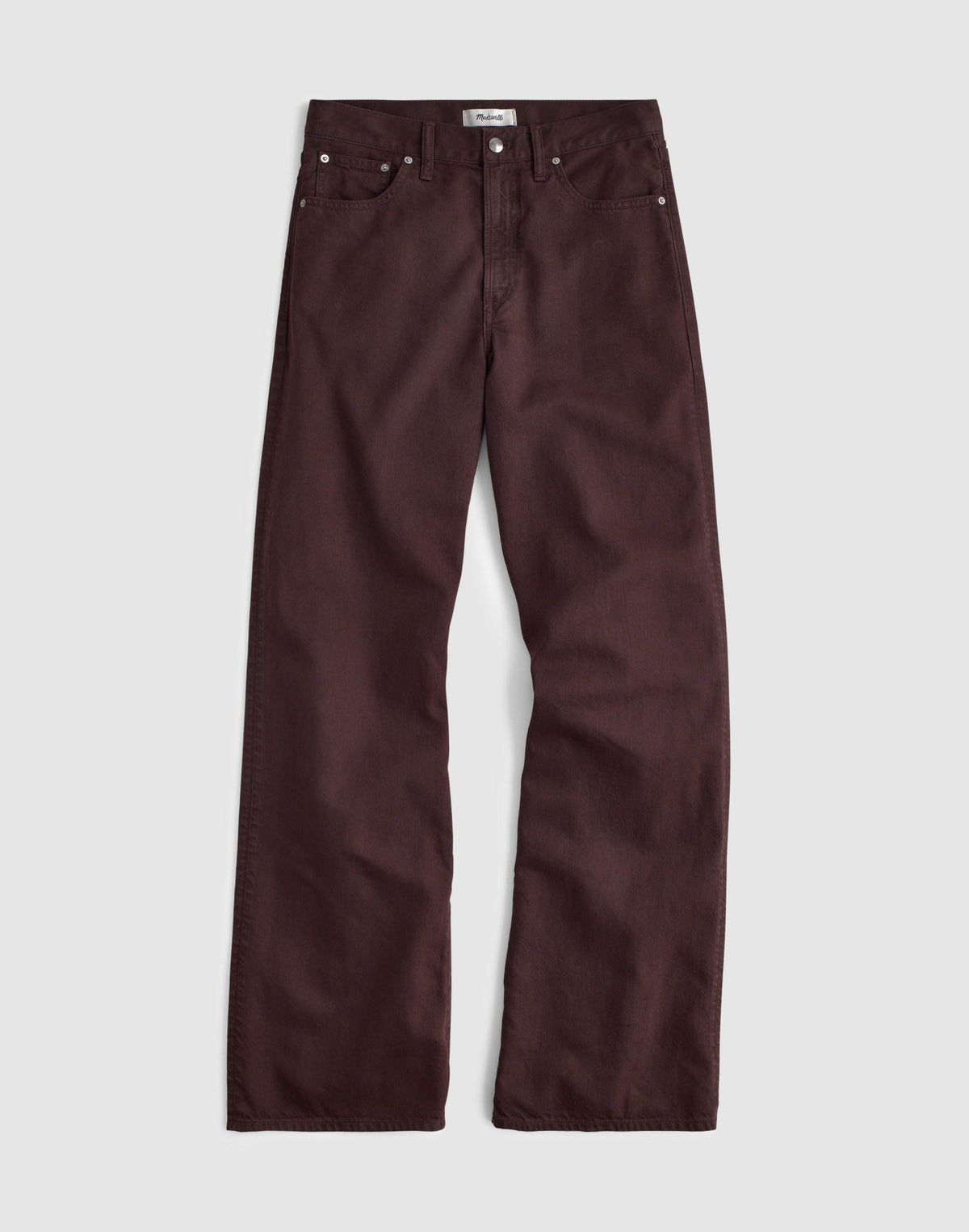 Madewell The Ultimate Wide-Leg Jean in Airy Denim Burnt Cocoa
