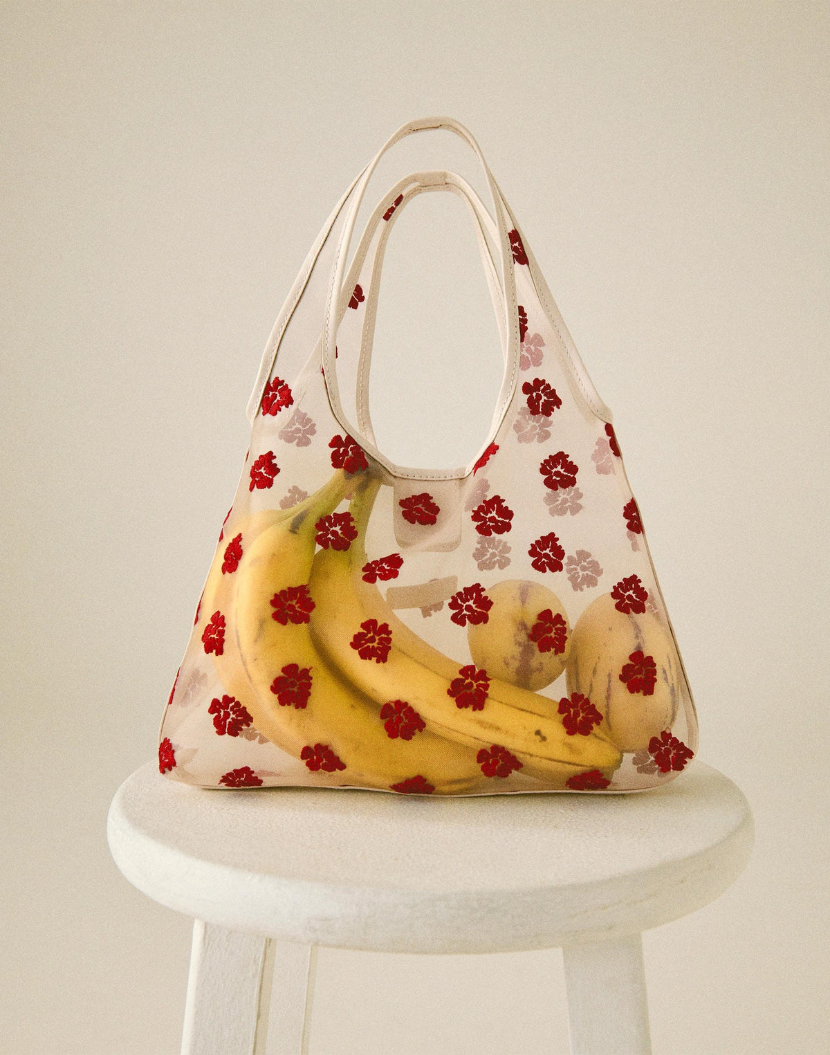 Madewell Floral-Embroidered Mini Shopper Bag Floral Multi