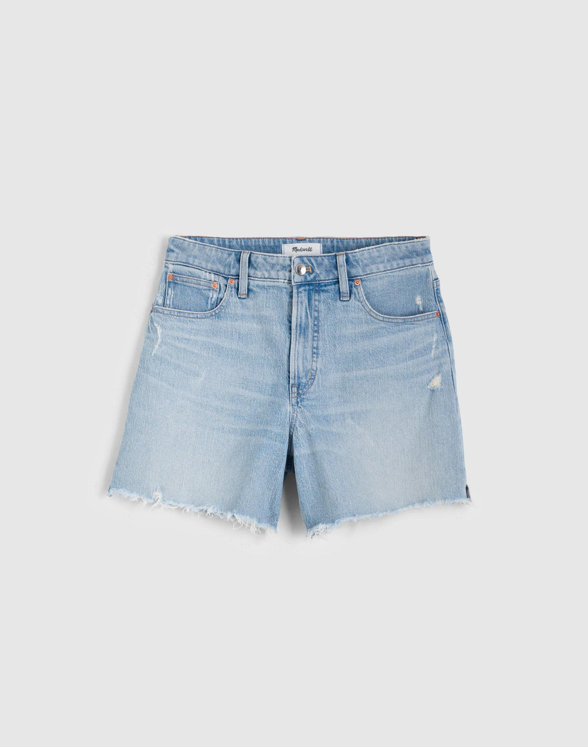 Madewell The Curvy Perfect Vintage Mid-Length Jean Short Foster Wash