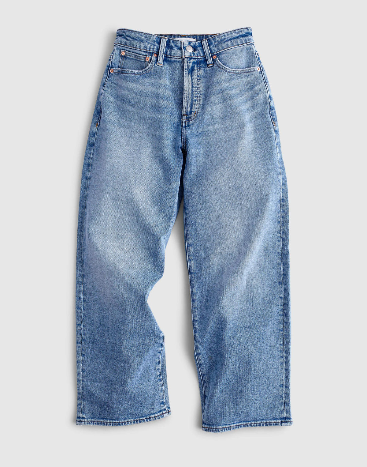 Madewell The Curvy Perfect Vintage Wide-Leg Crop Jean Raebrook Wash