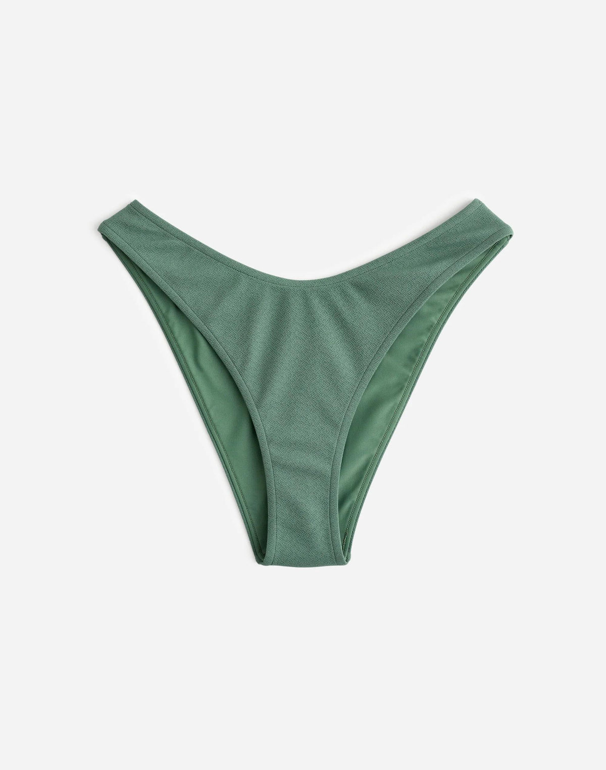 Madewell Zulu & Zephyr Eucalyptus Textured Bikini Bottom Eucalyptus