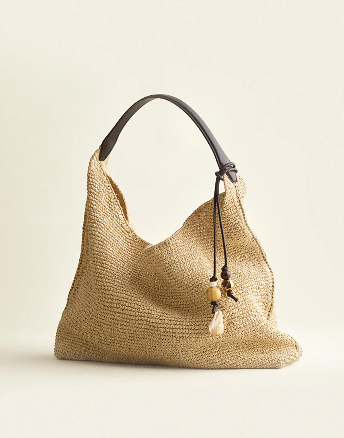 Madewell The Mylie Shoulder Bag in Straw Natural Multi