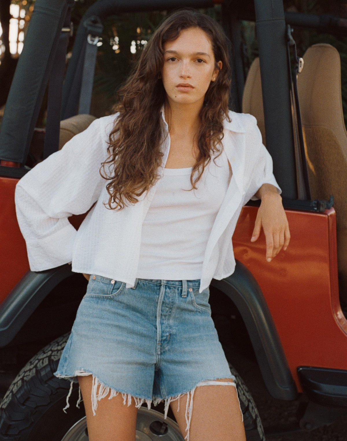 Madewell Straight-Hem Shirt White