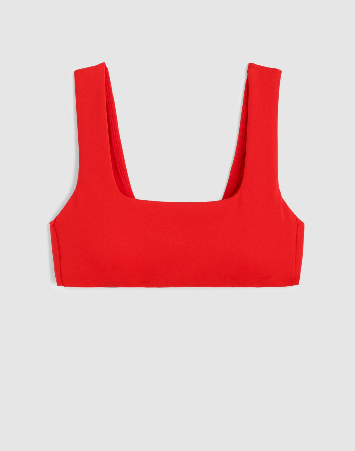 Madewell Left On Friday Streamline Bikini Top Sweet Chili Heat