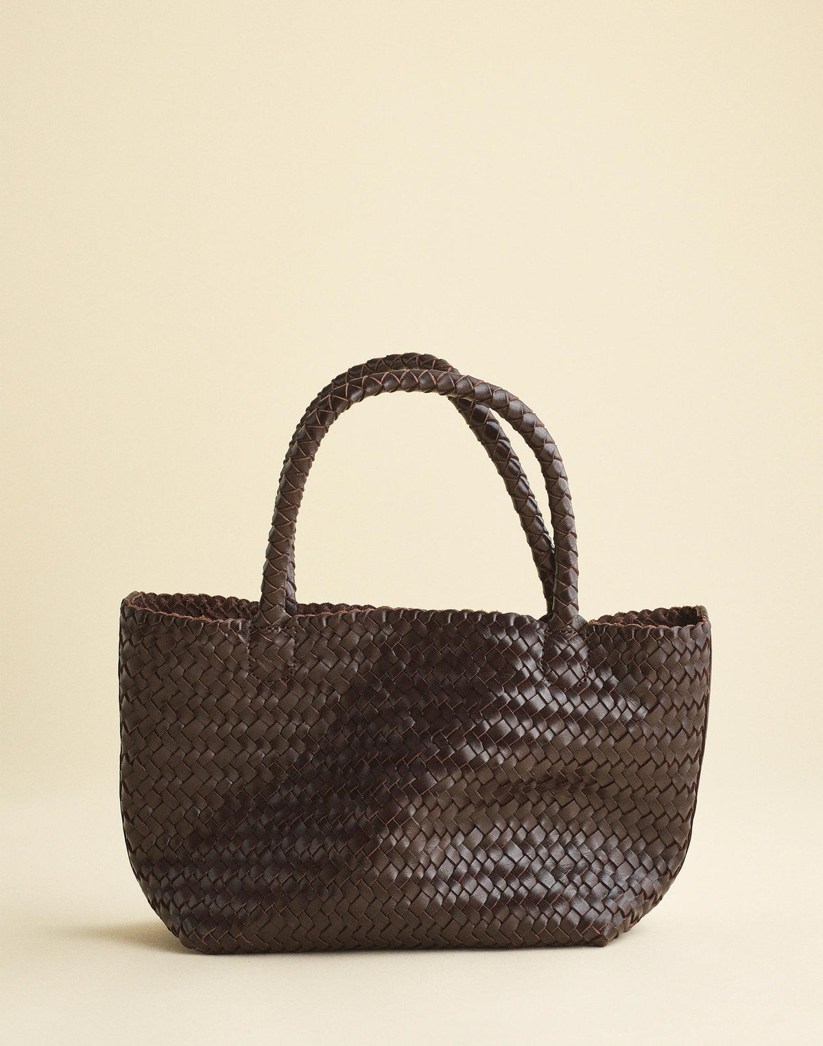 Madewell The Signature Woven Mini Tote Coffee Bean