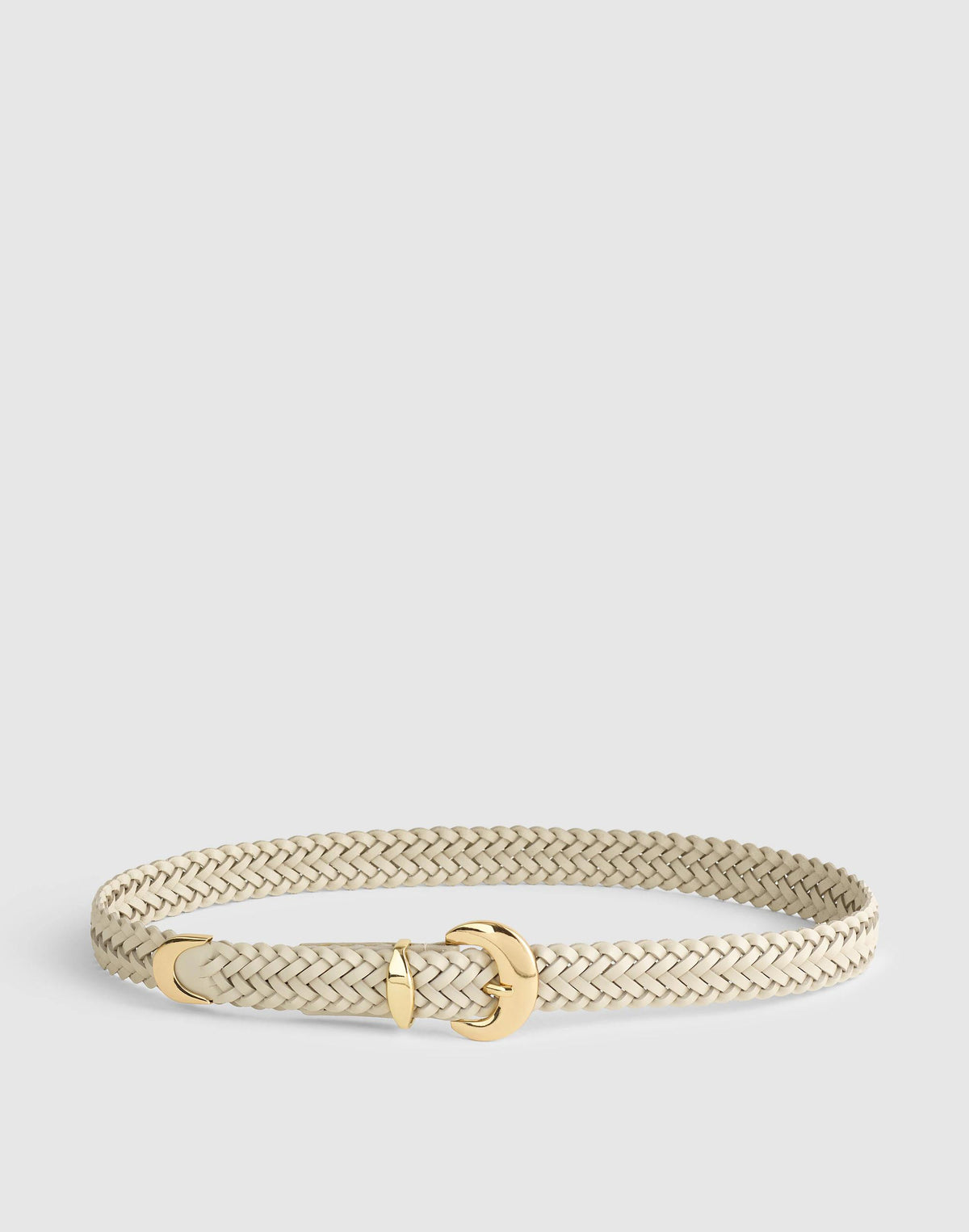 Madewell Domed-Buckle Wide Belt Vintage Muslin