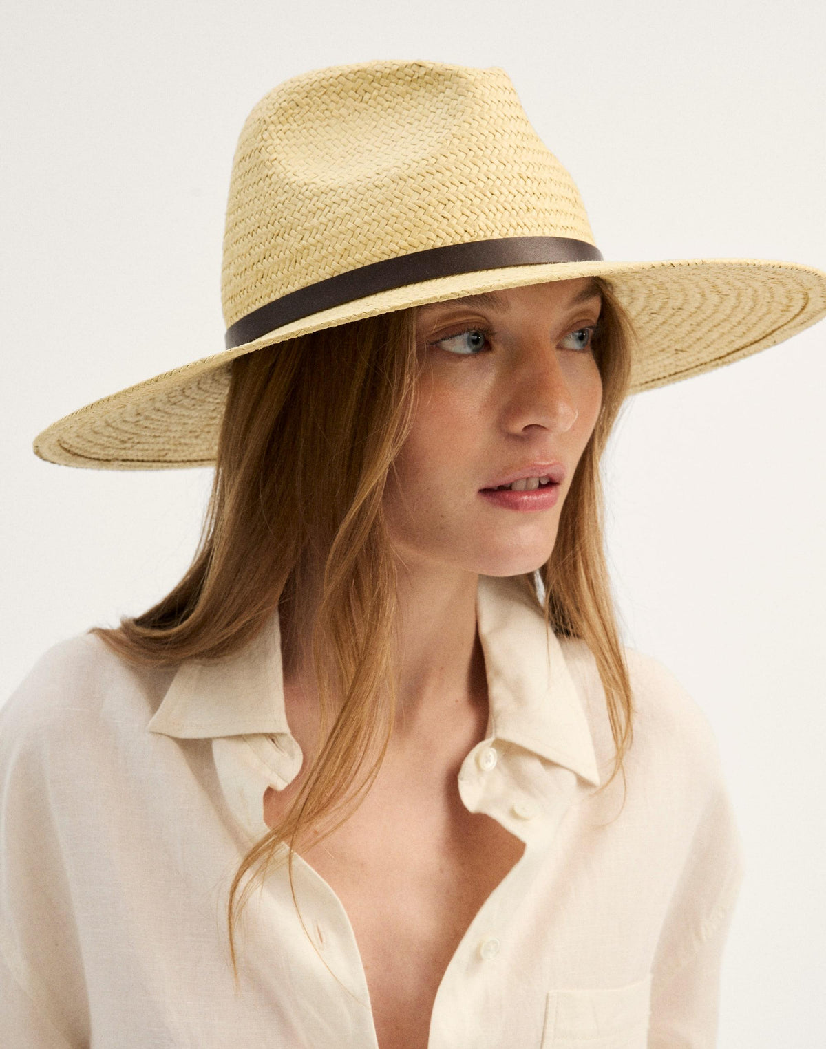 Madewell Handwoven Straw Hat Golden Khaki