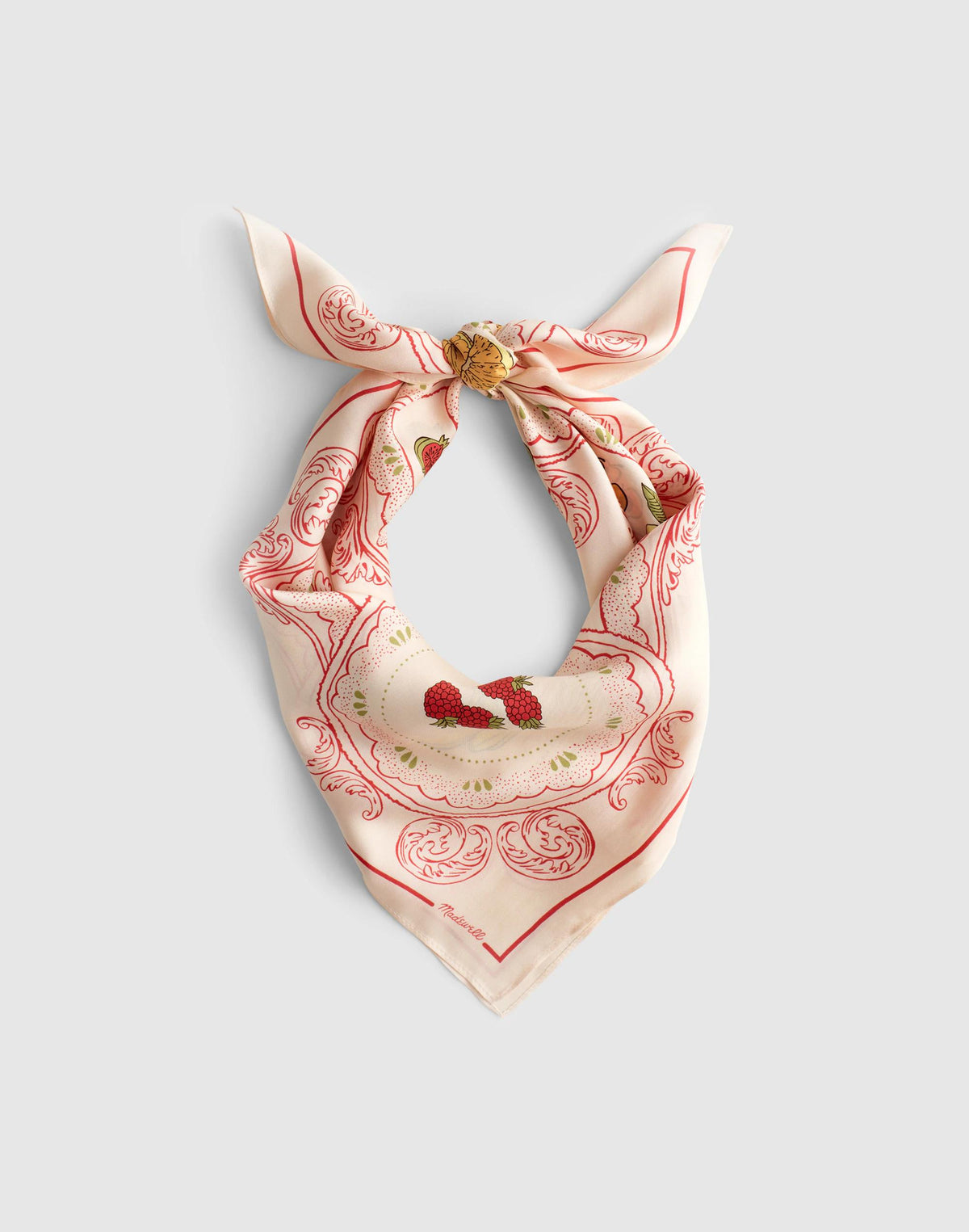 Madewell Medium Silk Bandana Fruitconversational