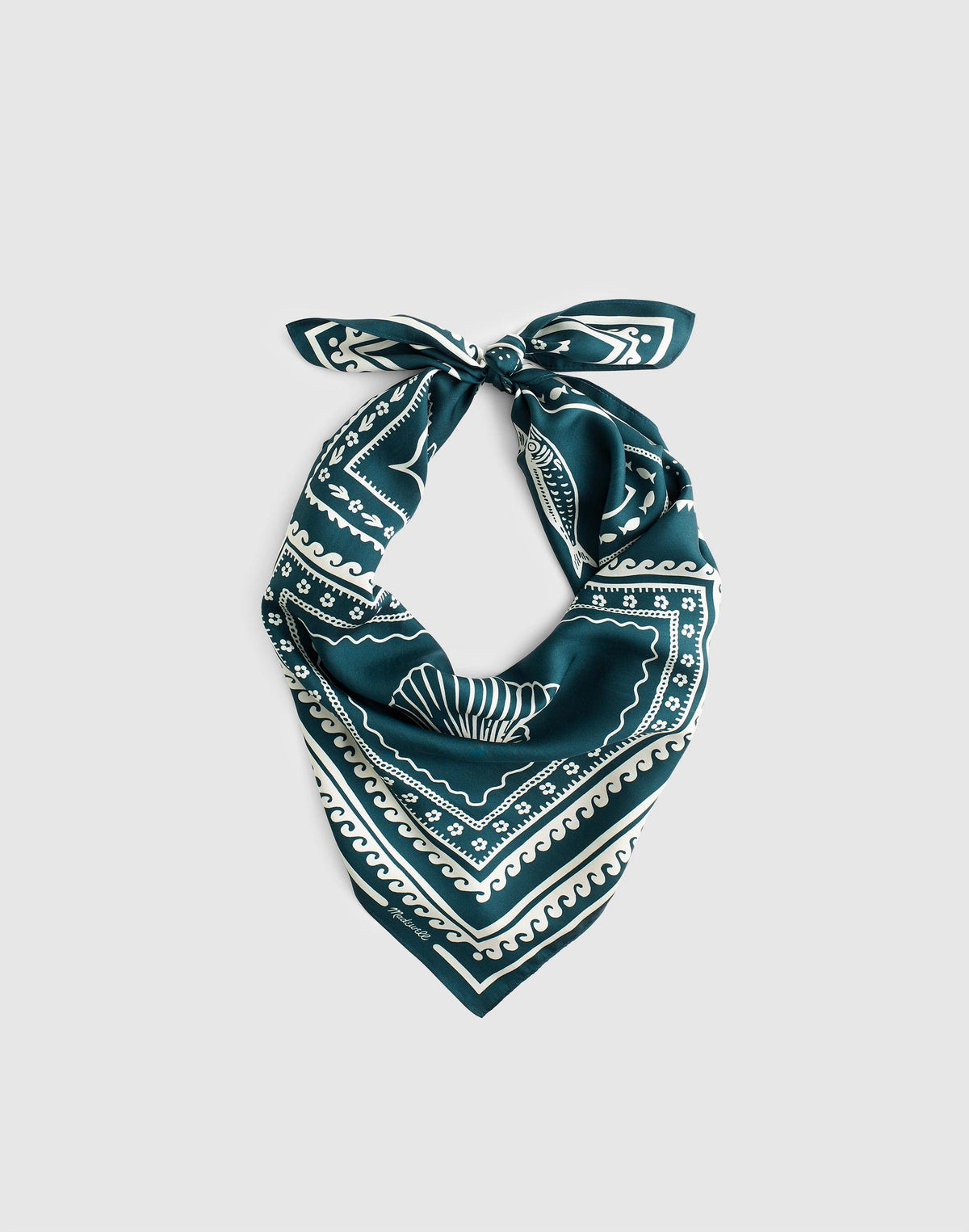 Madewell Medium Silk Bandana Shellconversational