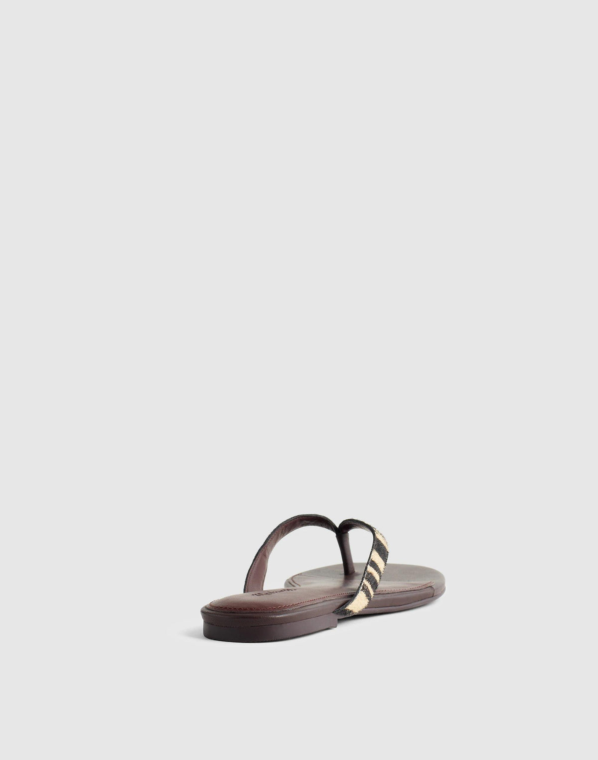 Madewell The Iggy Thong Sandal Espresso Bean Multi