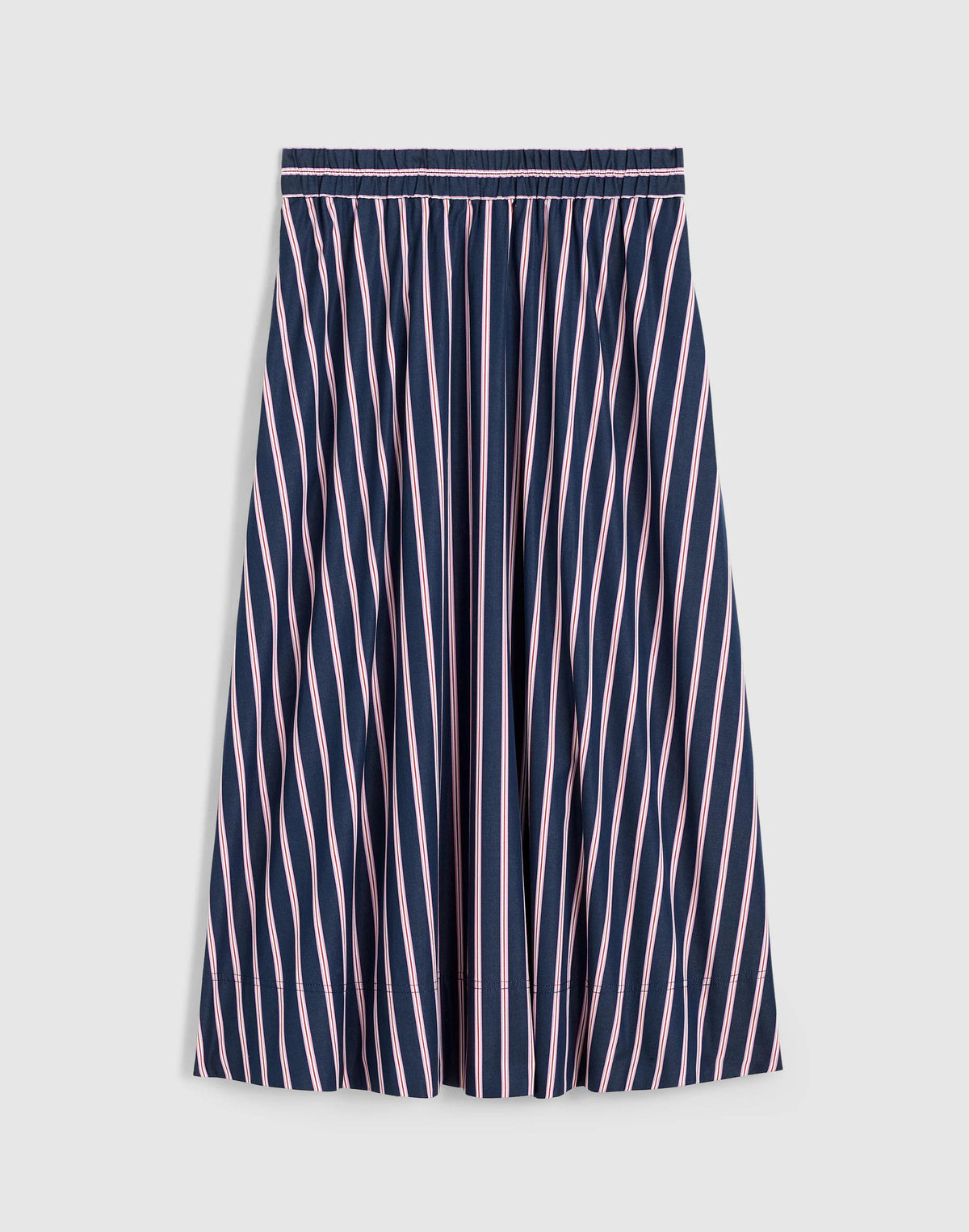 Madewell Midi Circle Skirt in Poplin Classic Indigo