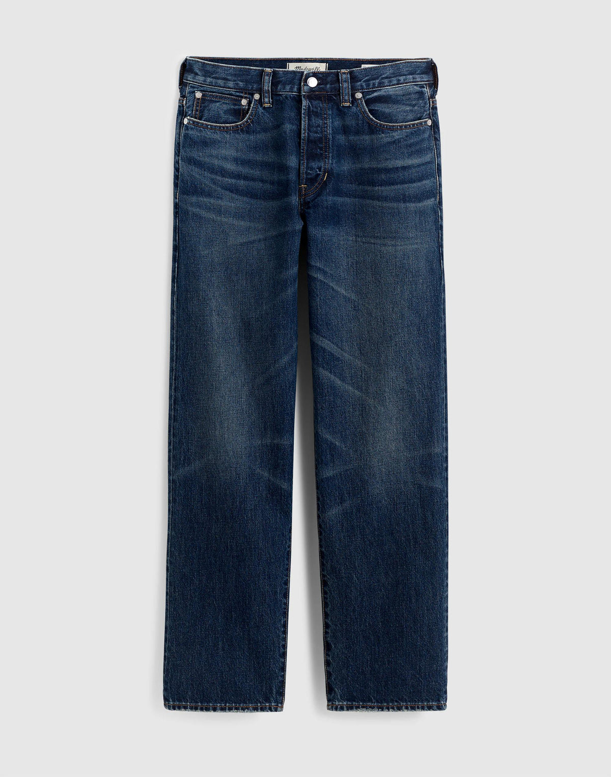 Madewell The 1991 Loose Straight Jean in Japanese Denim Fairside Wash