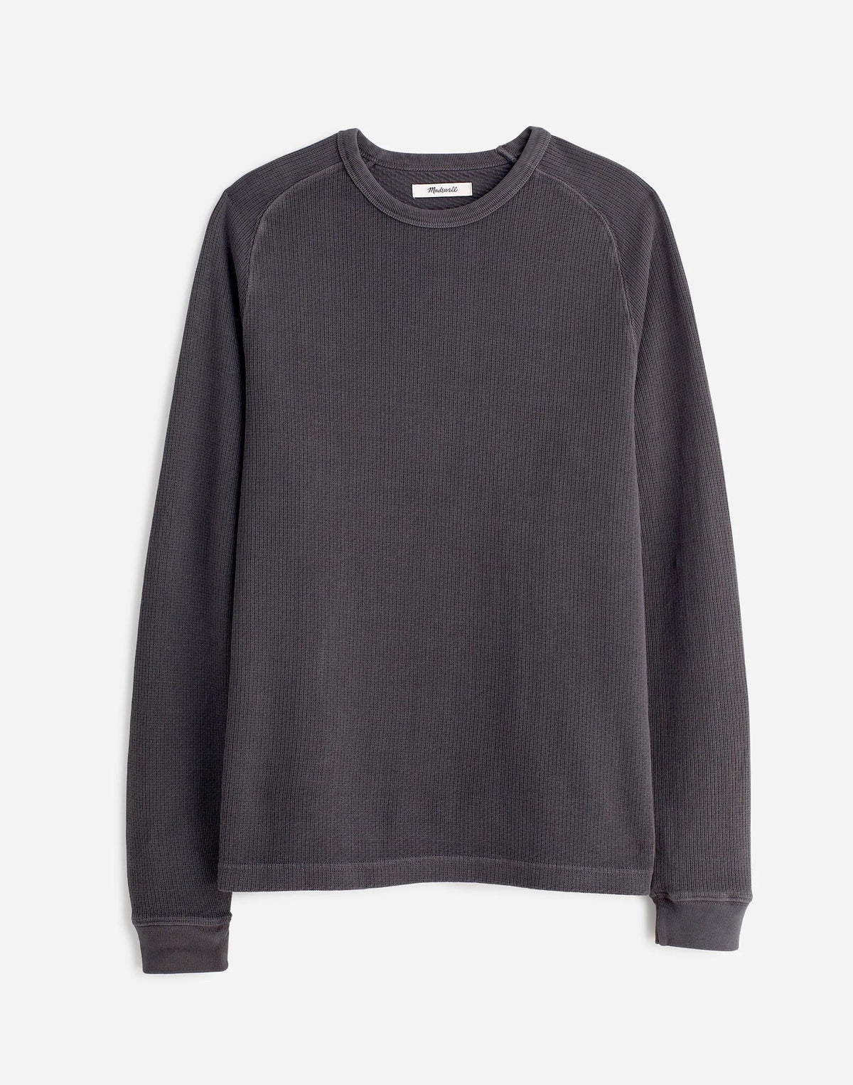 Madewell Thermal Long-Sleeve Tee Coal
