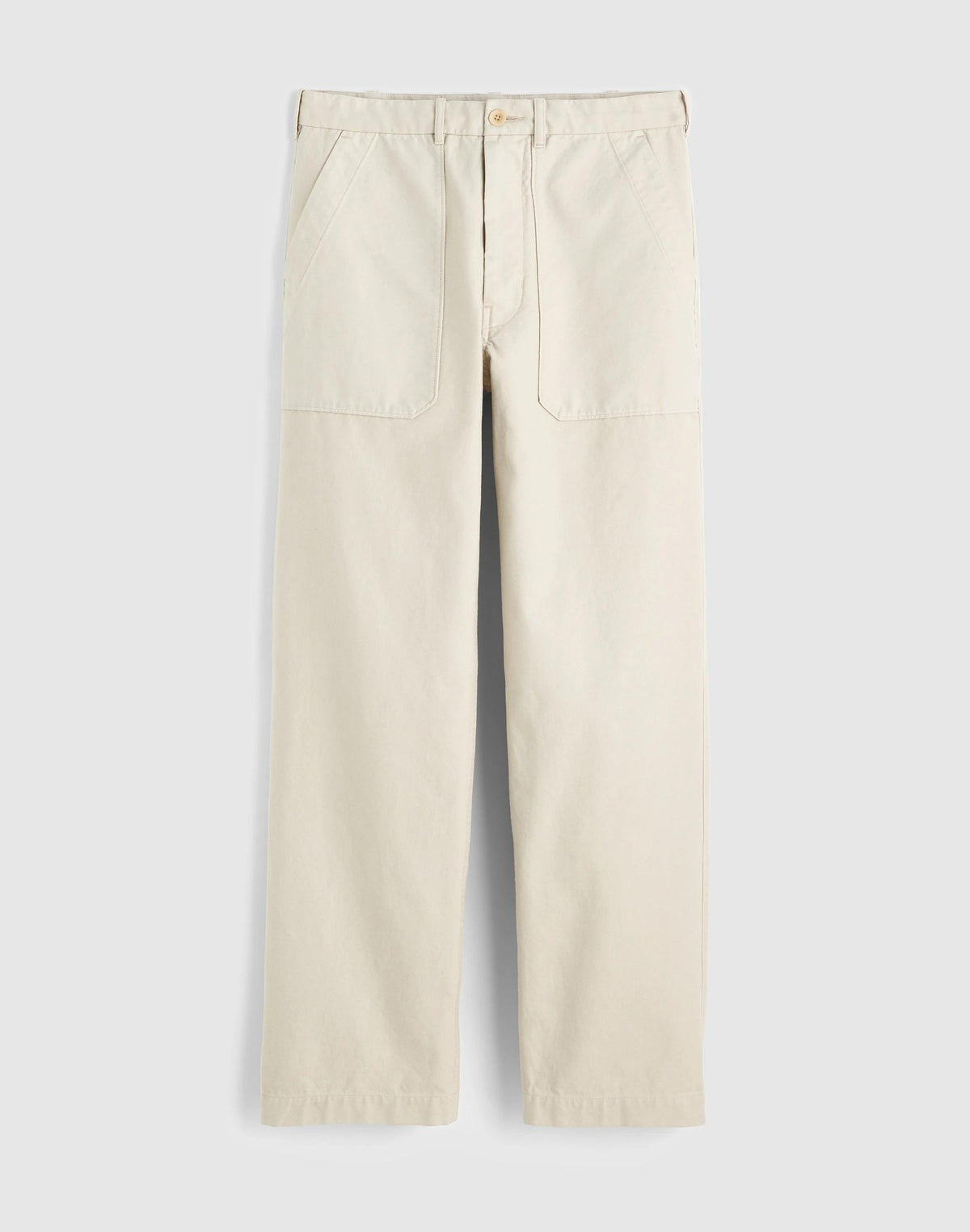 Madewell Fatigue Pants in Reverse Sateen Stone