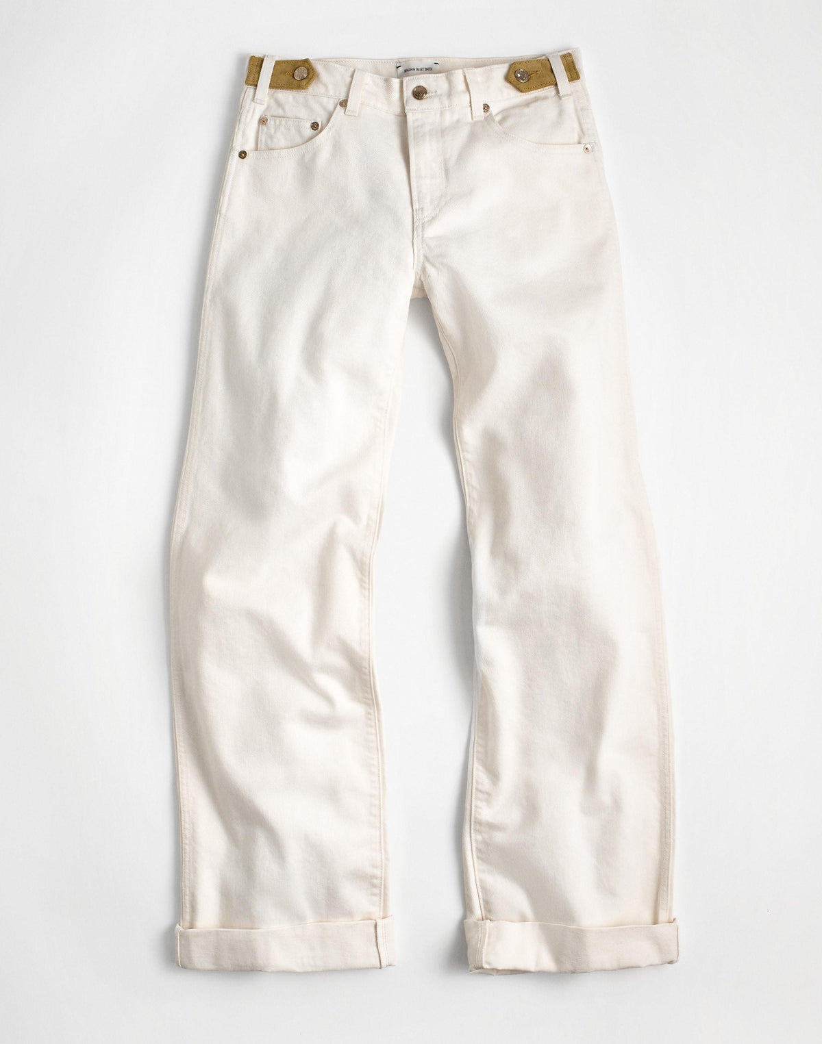 Madewell Madewell x Benjamin Talley Smith The Coolidge Low-Rise Wide-Leg Jean Chalk Wash