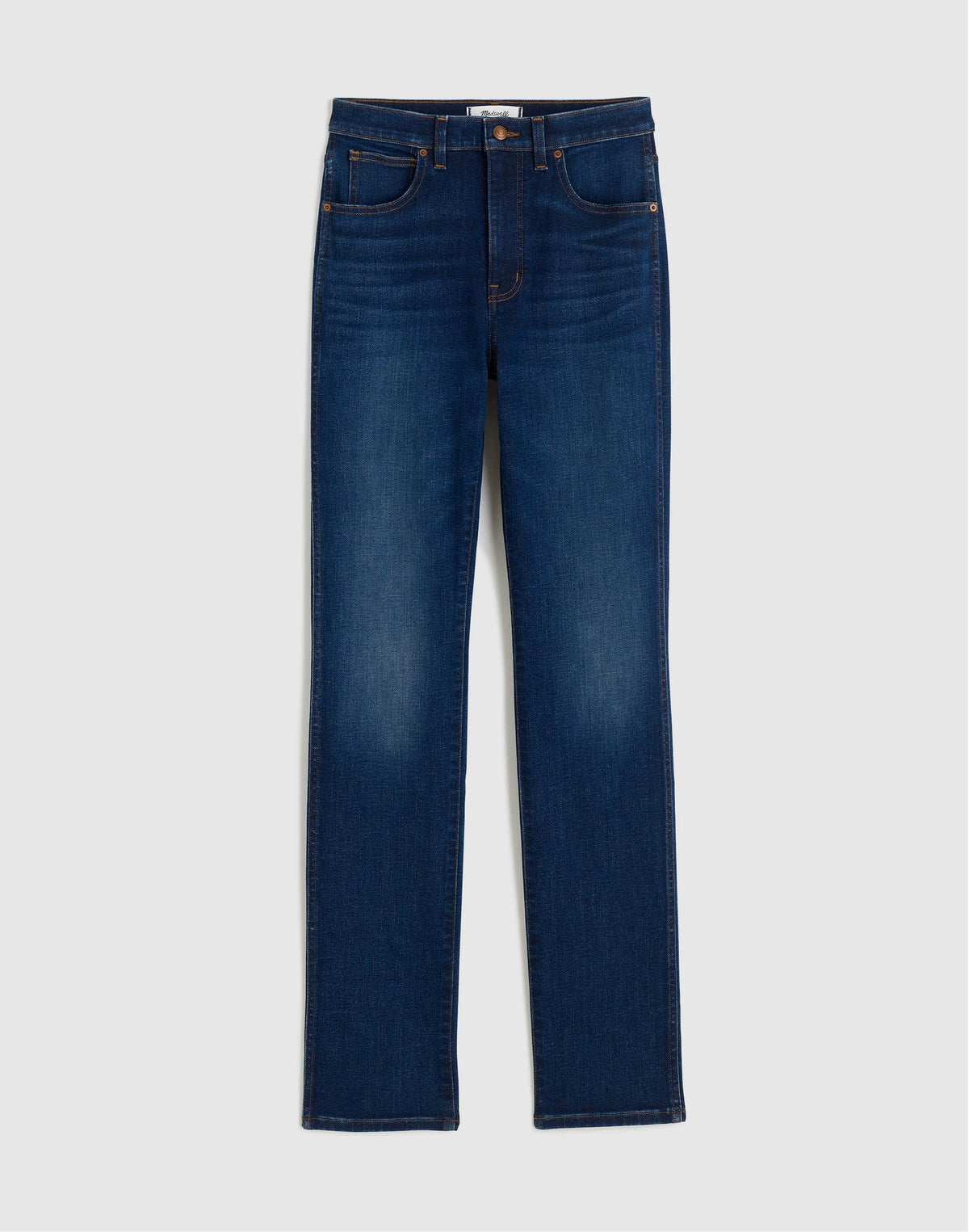 Madewell The Pencil Jean in Super Stretch Denim Pipestone Wash