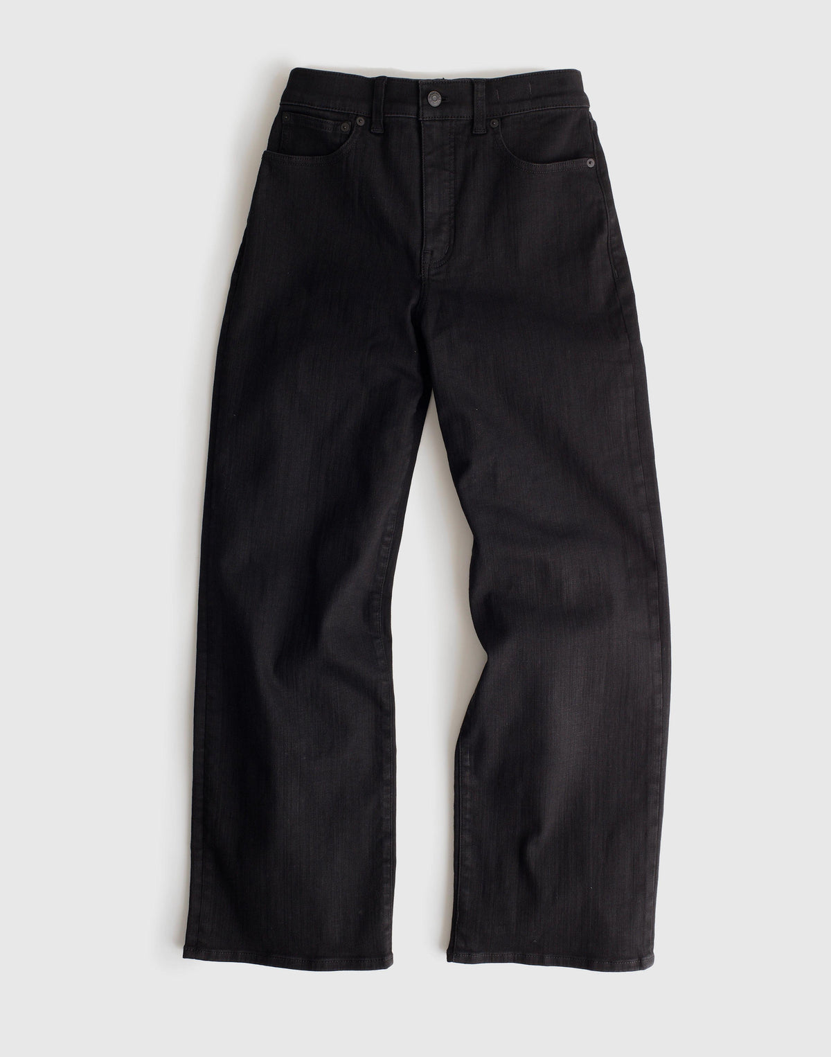 Madewell The Perfect Vintage Wide-Leg Jean Black Rinse Wash