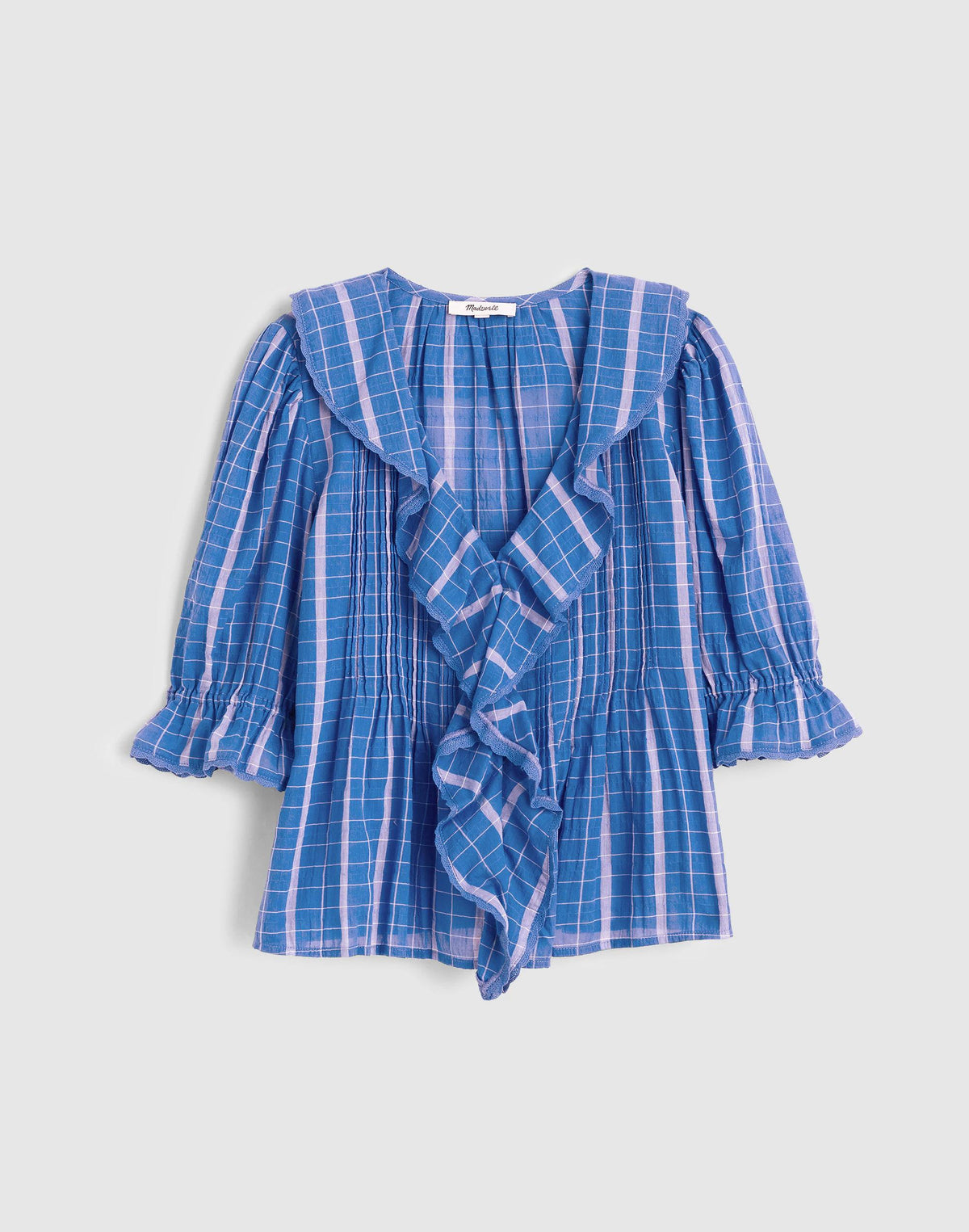Madewell The Blaire Top Retro Blue