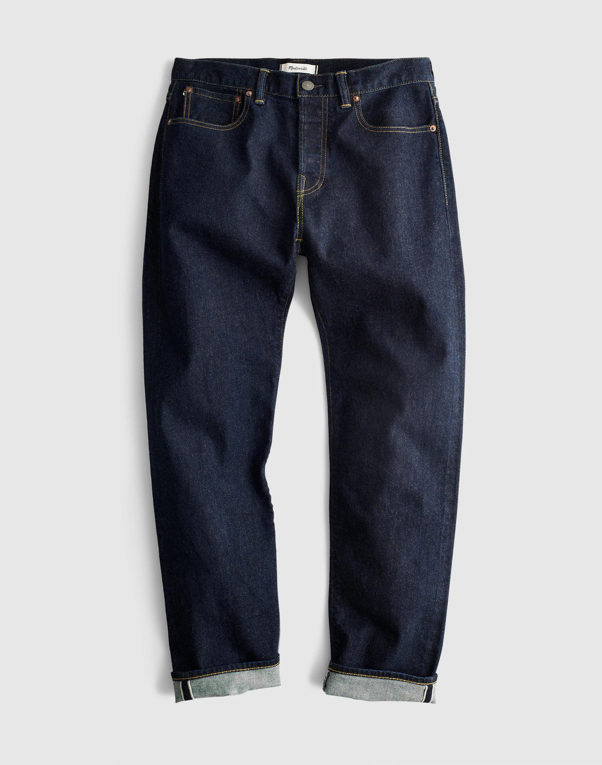 Madewell The 1991 Straight-Leg Jean in Artisan Comfort Selvedge Rinse