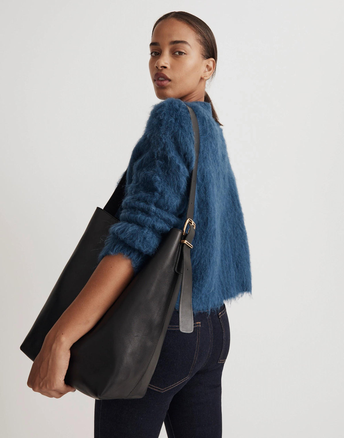 Madewell The Essential Bucket Tote Warm Cinnamon