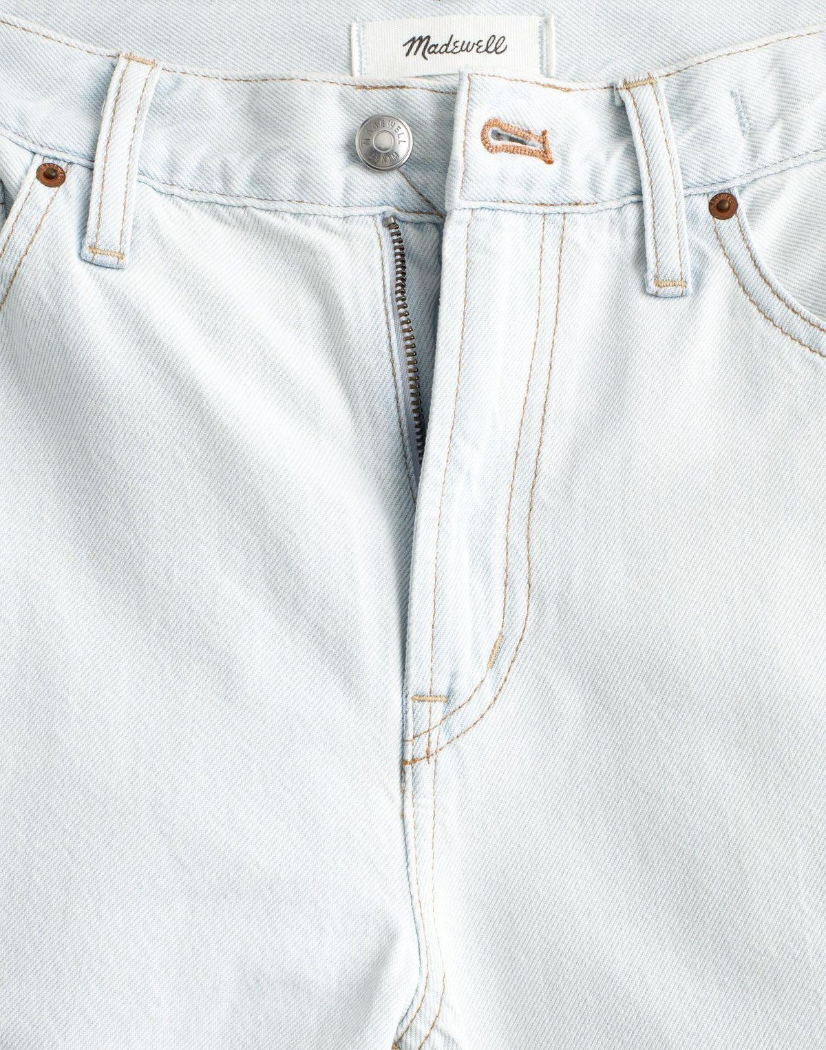 Madewell The Perfect Vintage Wide-Leg Crop Jean in Airy Denim Extracted Sky Wash