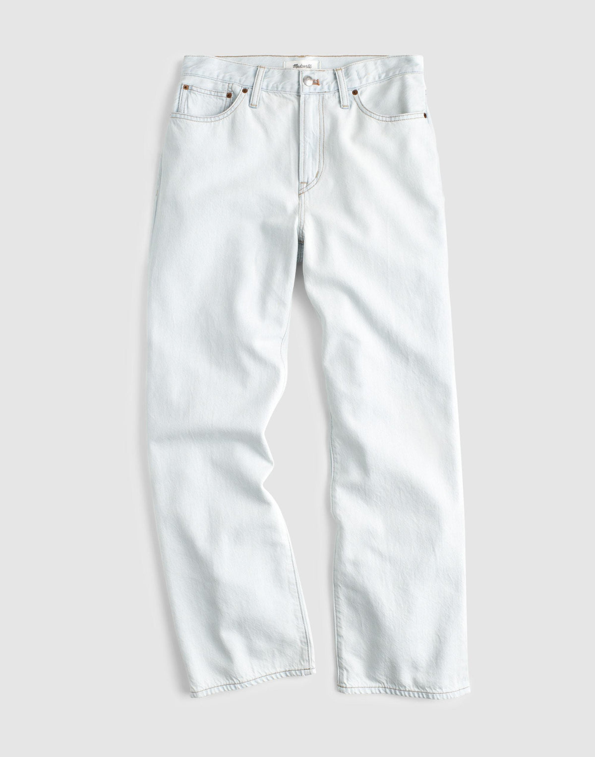 Madewell The Perfect Vintage Wide-Leg Crop Jean in Airy Denim Extracted Sky Wash
