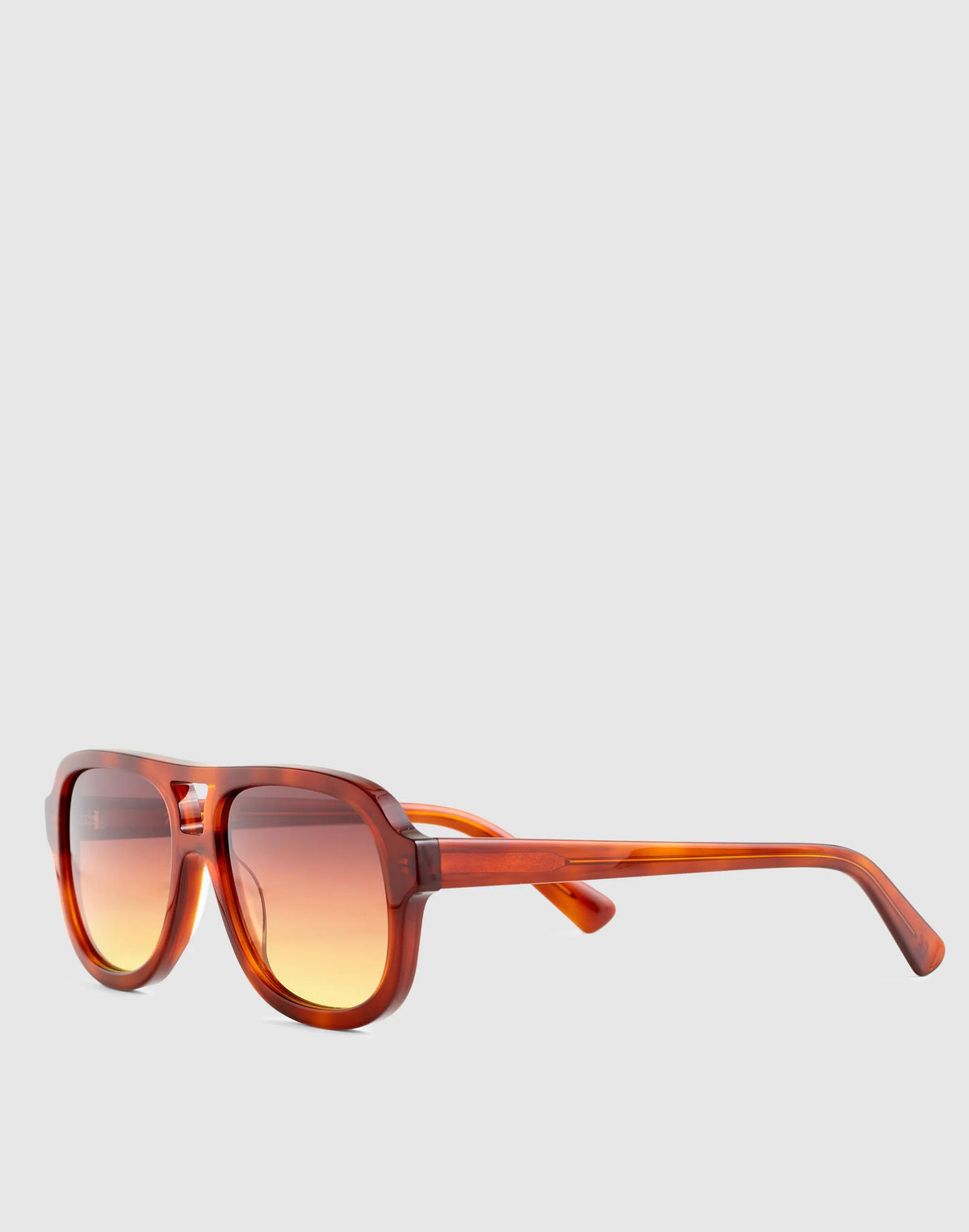 Madewell Logaan Aviator Sunglasses Dark Brown