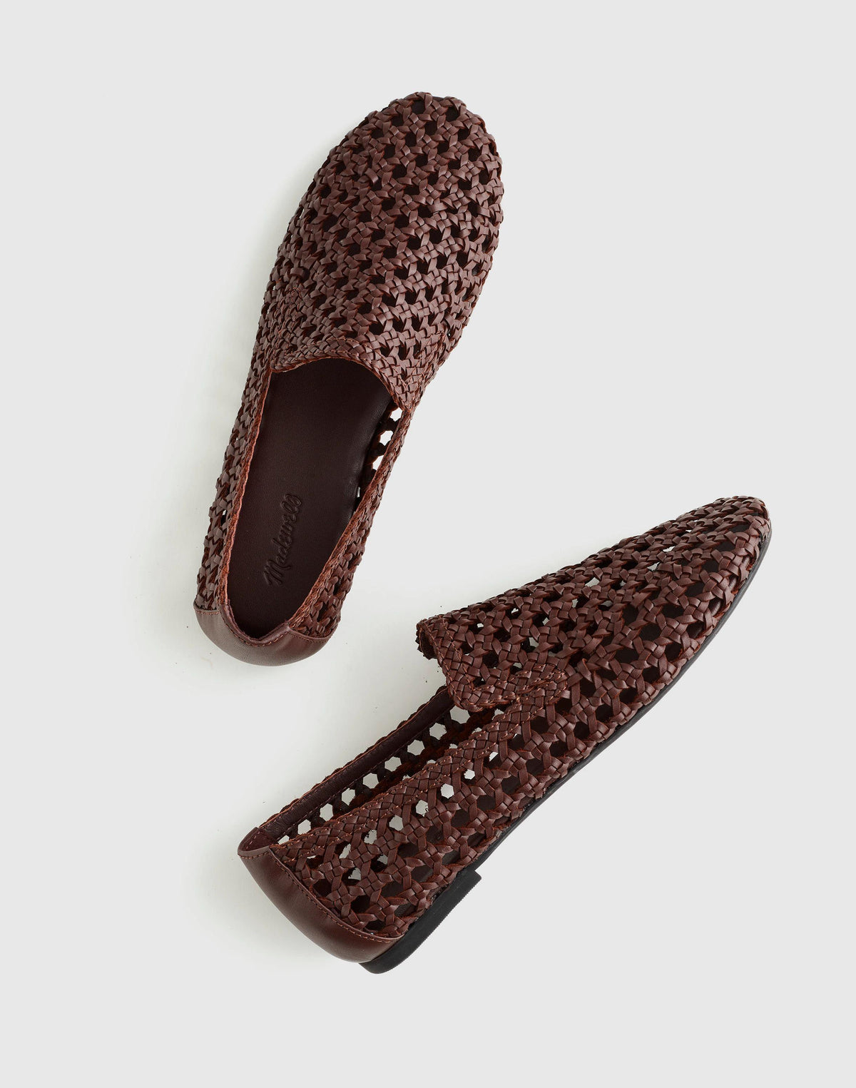 Madewell The Dolli Glove Loafer Cherry Wood