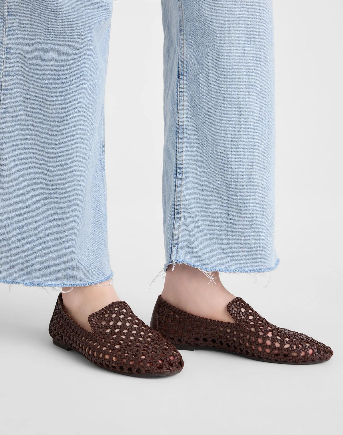 Madewell The Dolli Glove Loafer Cherry Wood