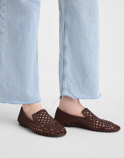 Madewell The Dolli Glove Loafer Cherry Wood