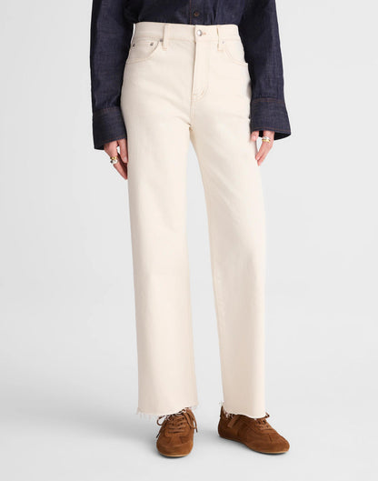 Madewell The Tall Perfect Vintage Wide-Leg Crop Jean Vintage Canvas