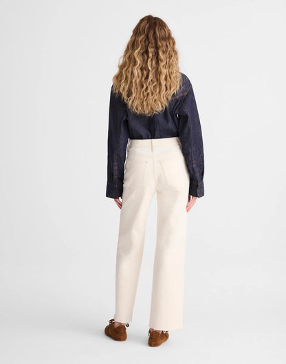 Madewell The Tall Perfect Vintage Wide-Leg Crop Jean Vintage Canvas