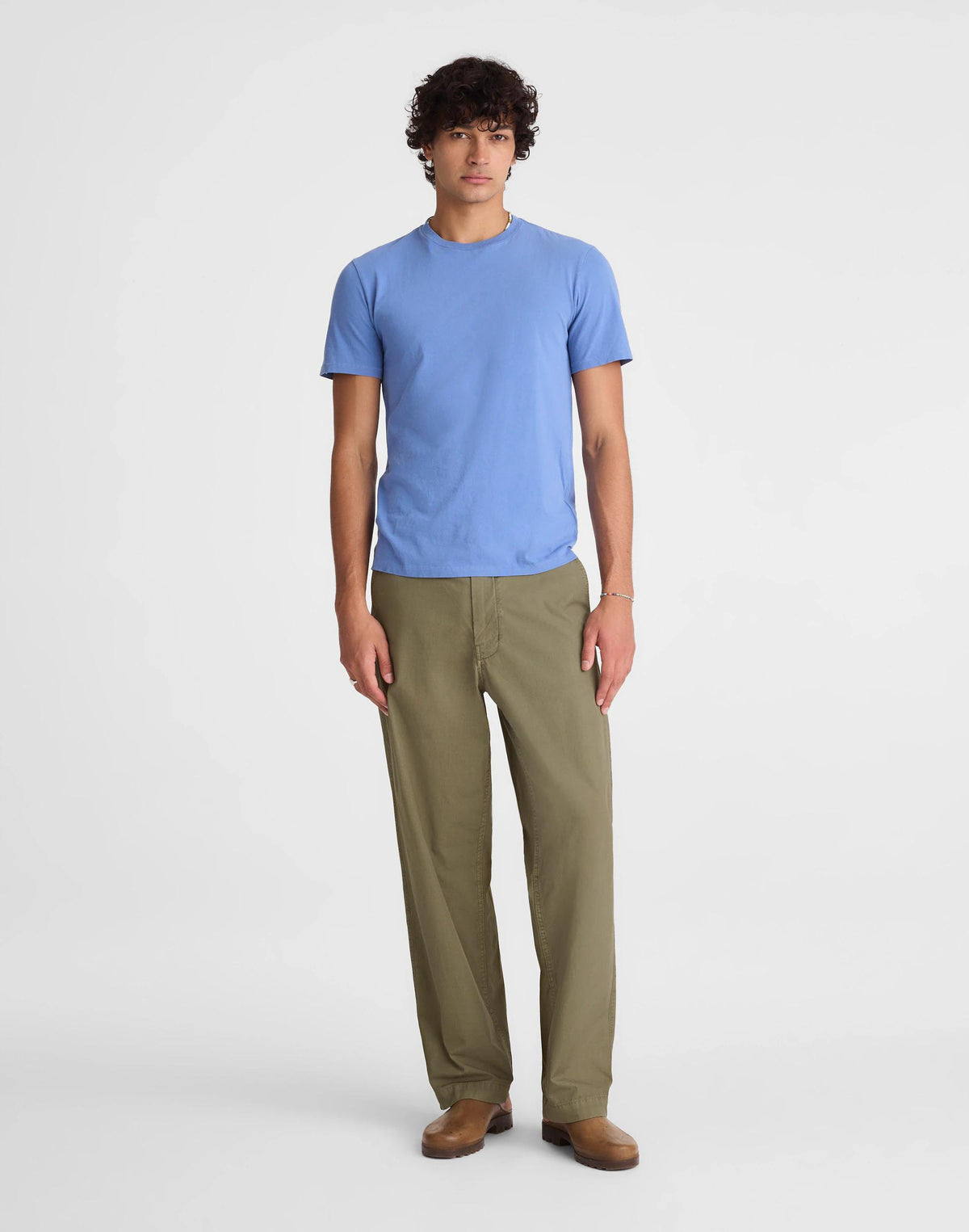 Madewell Utility Pant in Poplin Olive