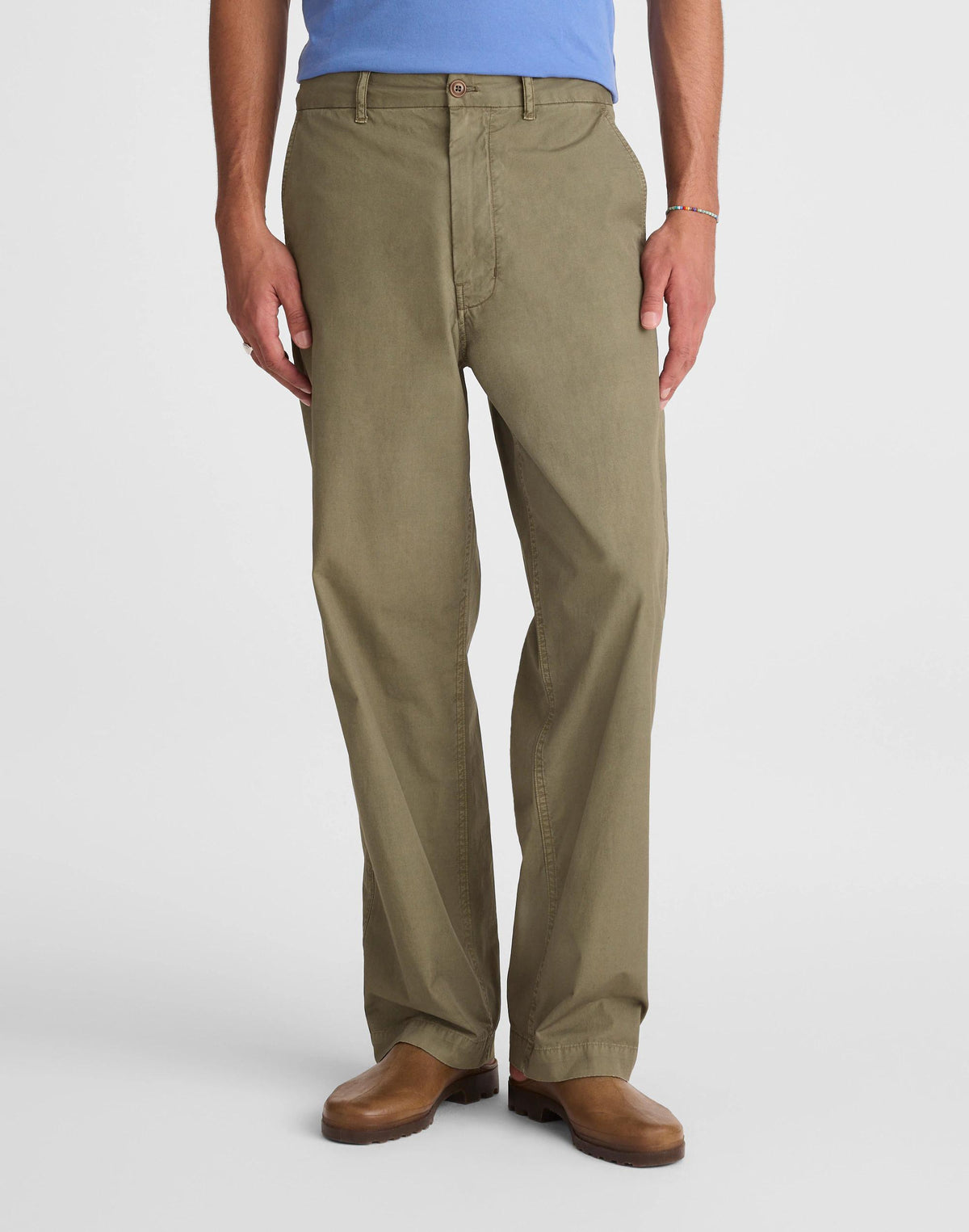 Madewell Utility Pant in Poplin Olive