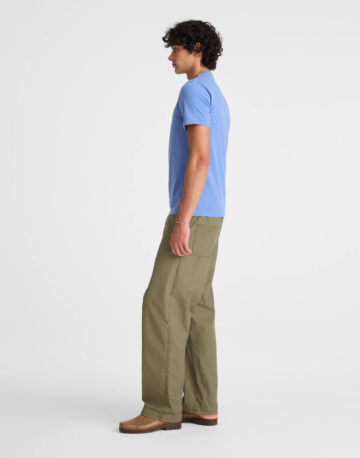 Madewell Utility Pant in Poplin Olive