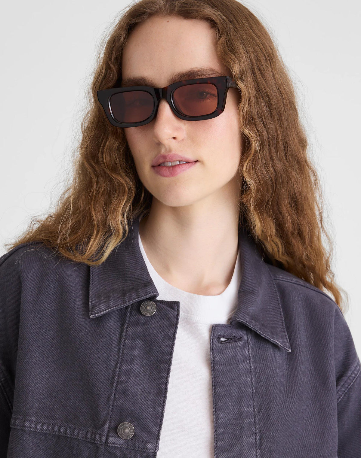 Madewell The Bowery Sunglasses Black Tort Multi