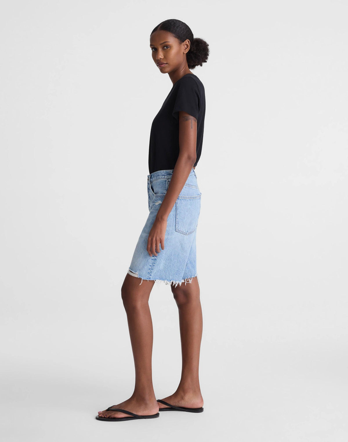 Madewell The Essex Long Baggy Short Londe Wash