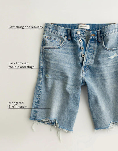 Madewell The Essex Long Baggy Short Londe Wash
