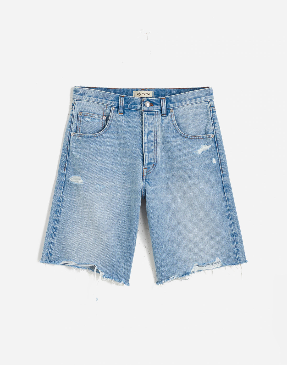 Madewell The Essex Long Baggy Short Londe Wash