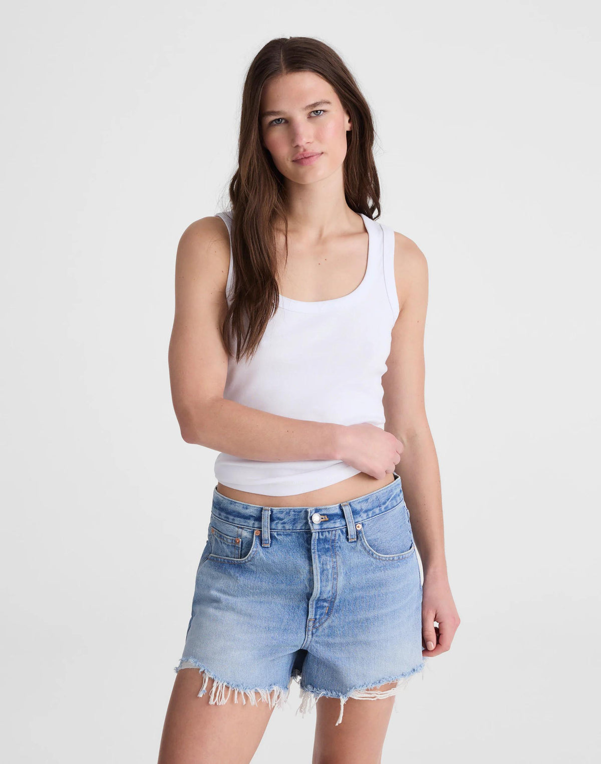 Madewell The Essex Baggy Short Faded Horizon Wash