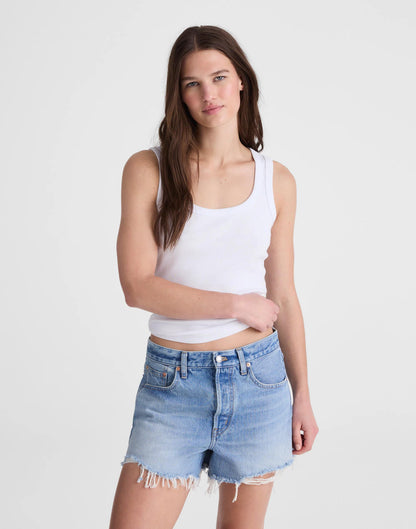 Madewell The Essex Baggy Short Faded Horizon Wash