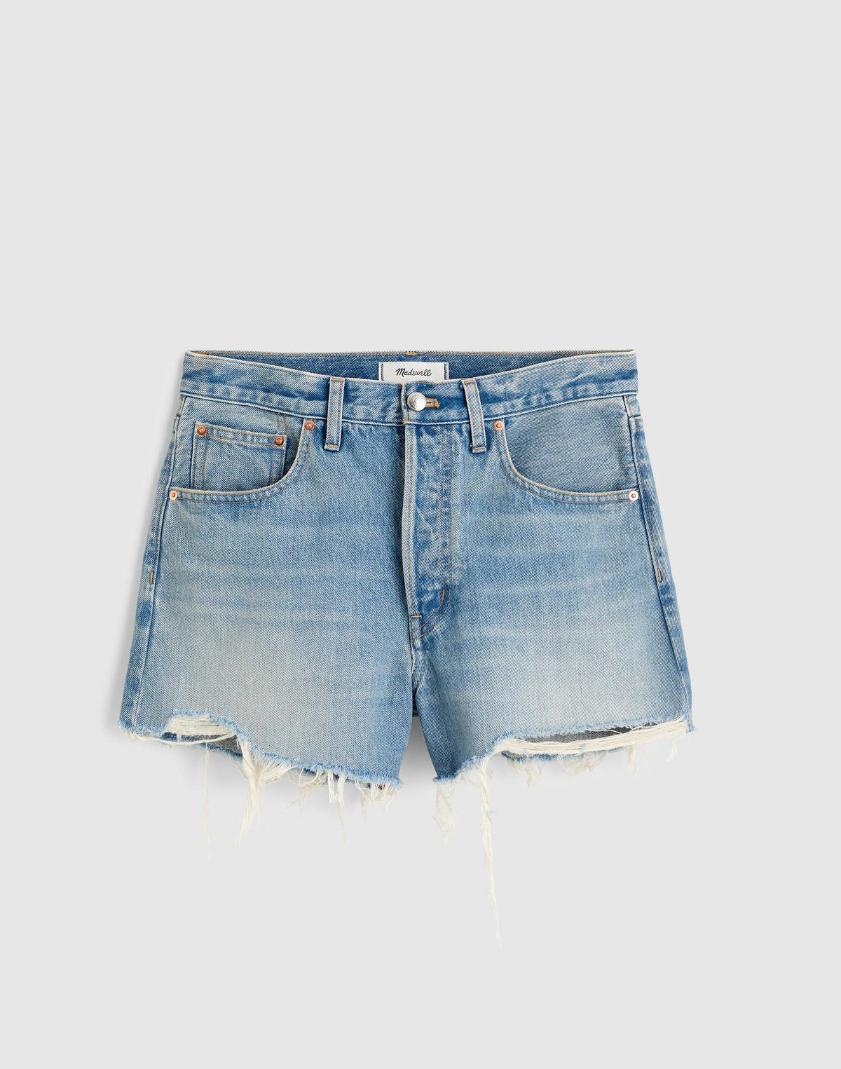 Madewell The Essex Baggy Short Faded Horizon Wash
