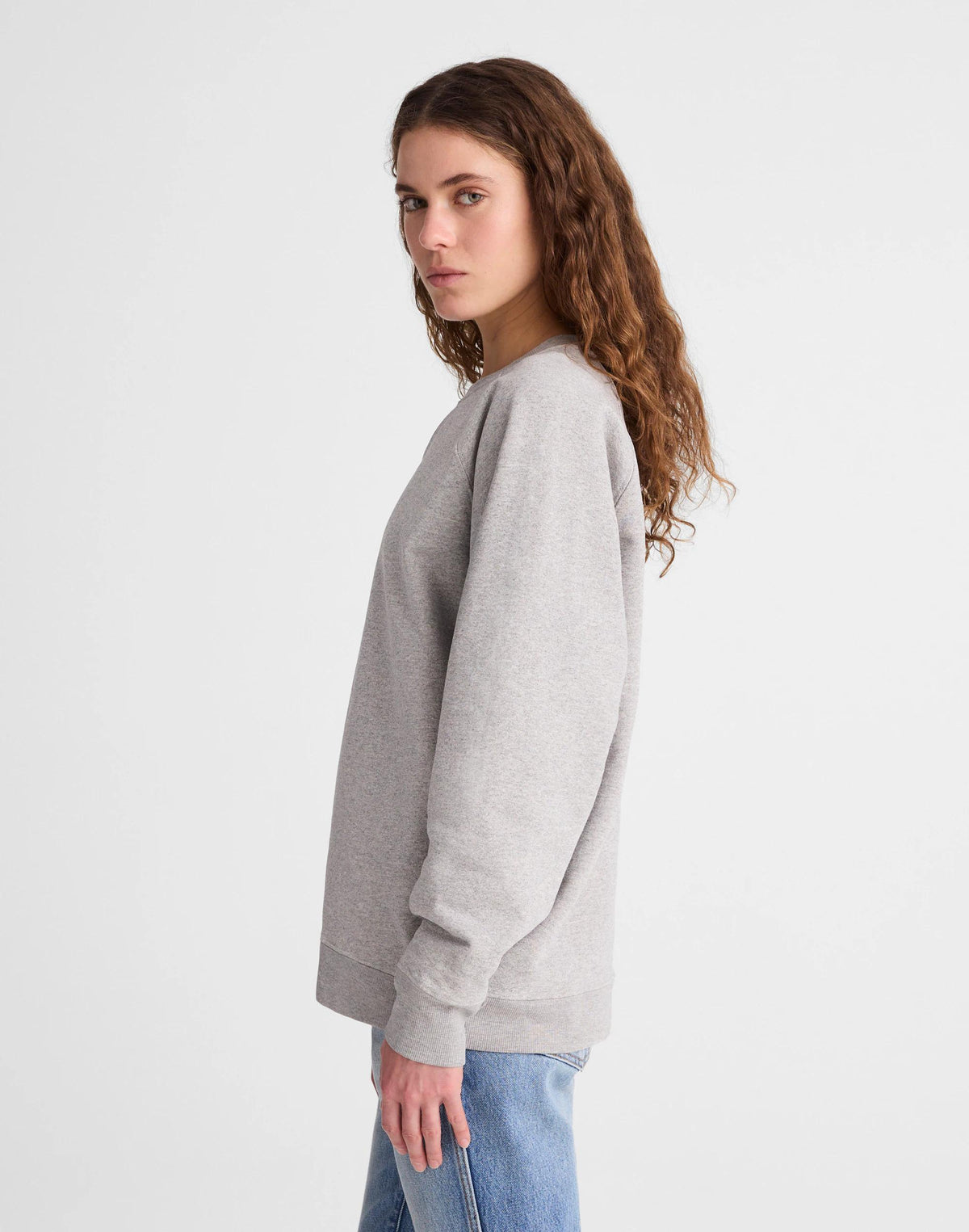 Madewell Madewell x Benjamin Talley Smith The Belleview Oversized Sweatshirt Hthr Grey