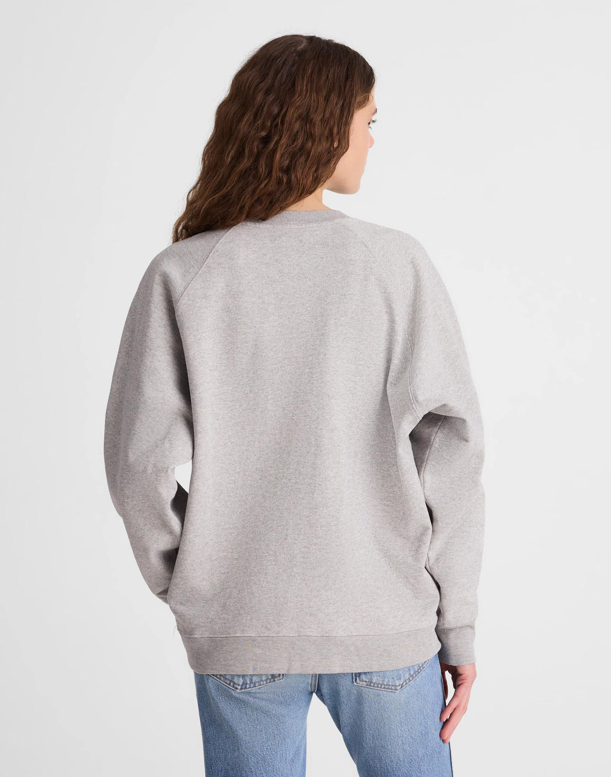 Madewell Madewell x Benjamin Talley Smith The Belleview Oversized Sweatshirt Hthr Grey