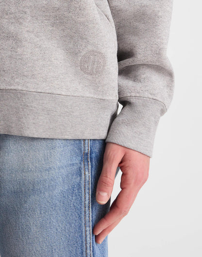 Madewell Madewell x Benjamin Talley Smith The Belleview Oversized Sweatshirt Hthr Grey
