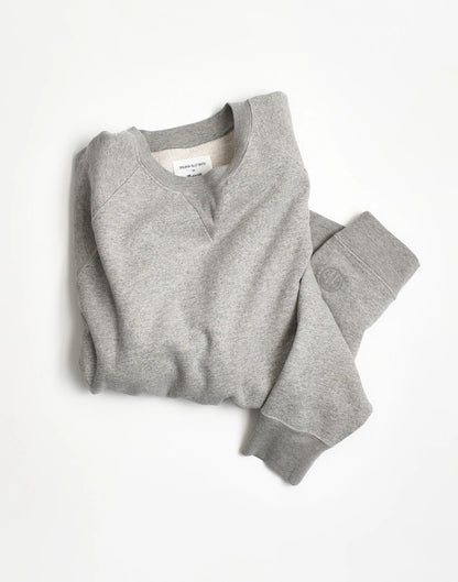 Madewell Madewell x Benjamin Talley Smith The Belleview Oversized Sweatshirt Hthr Grey