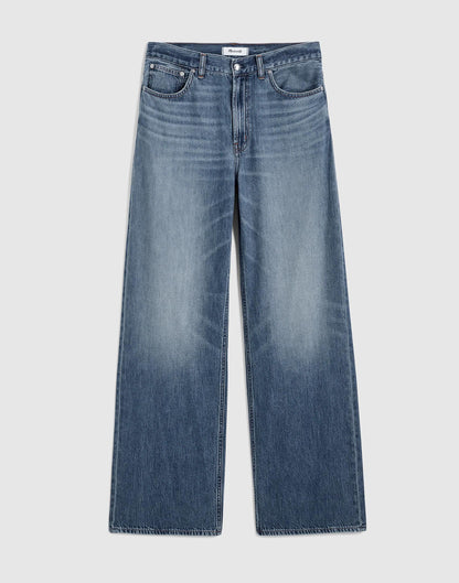 Madewell The Low-Slung Baggy Jean in Airy Denim Pickett Wash