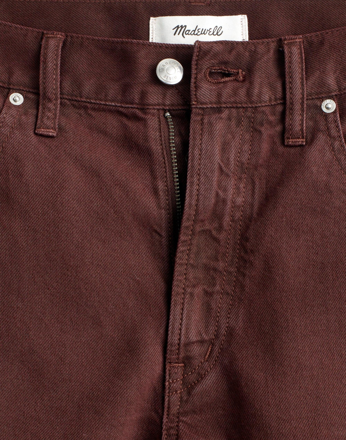 Madewell The Ultimate Wide-Leg Jean in Airy Denim Burnt Cocoa