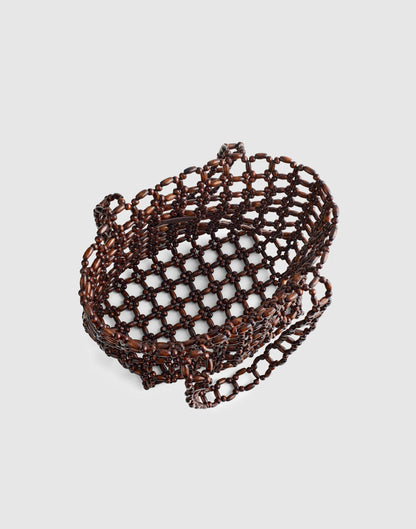 Madewell Beaded Tote Stained Bead Multi
