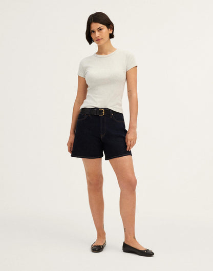 Madewell The Curvy Perfect Vintage Mid-Length Short Rinse Wash